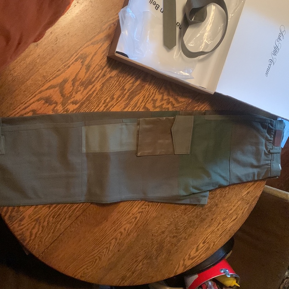 Andersson Bell Green Patchwork Pants - image 2